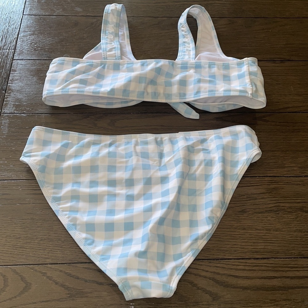 RIO Beach Argentina Baby Blue Gingham Bikini - Picture 2 of 5